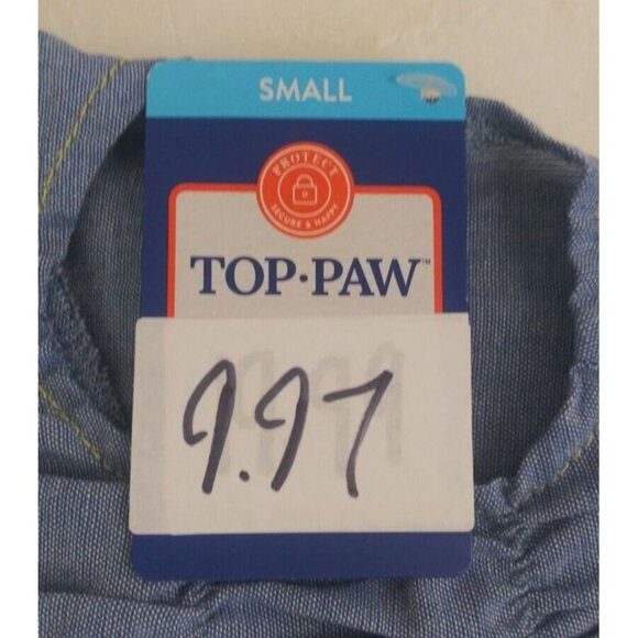 NWT Top Paw Blue Ruffle Dress Dog Size Small - Picture 3 of 5